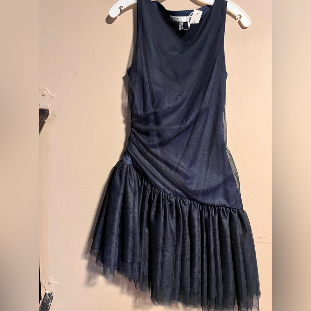 Trina Turk Navy Blue Dress